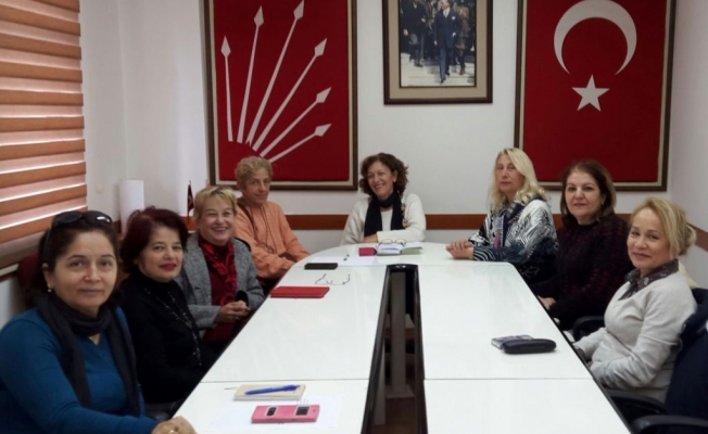 CHP’li kadınlar değerlendirme yaptı