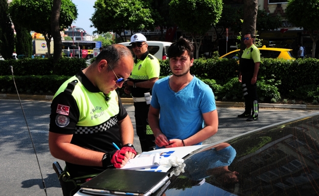 Motosikletlilere yönelik sıkı denetim