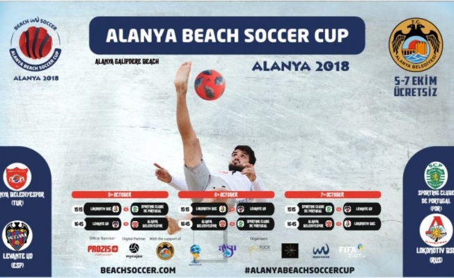 Alanya’da plaj futbolu şöleni