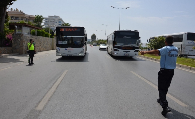 Ulaşım araçları denetlendi