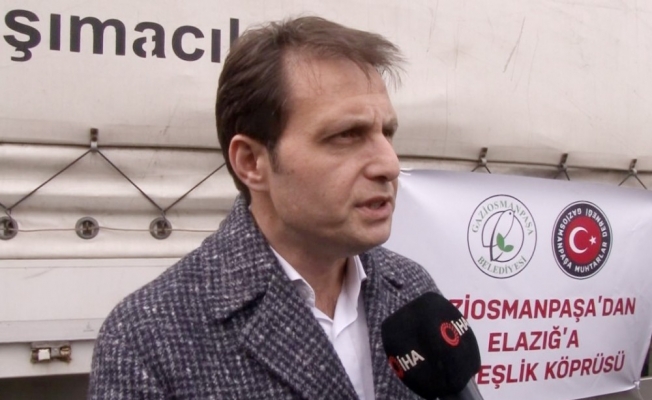 Gaziosmanpaşa’dan Elazığ’a yardım eli