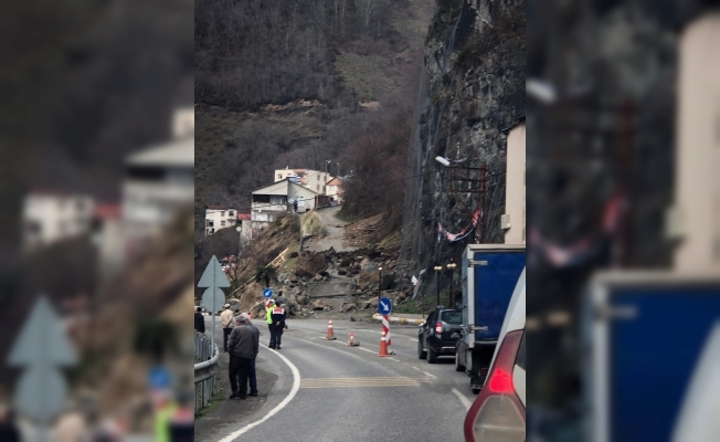 Giresun’da heyelan