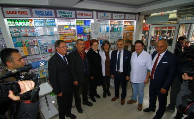 İYİ Parti Genel Başkanı Akşener Uzunköprü’yü ziyaret etti