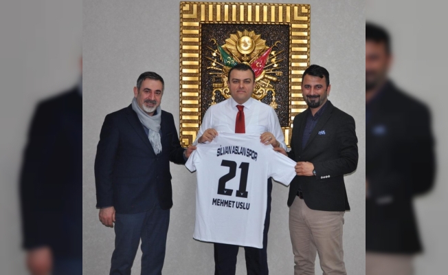 Silvan Aslanspor’dan Kaymakam Uslu’ya ziyaret