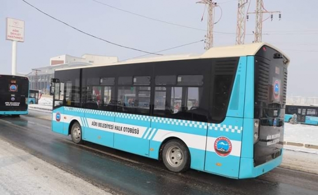 Ağrı’da sağlıkçılara şehir içi ulaşım ücretsiz