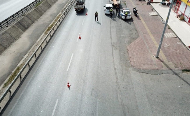 Antalya’da “Havadan Özel Trafik Denetimi”