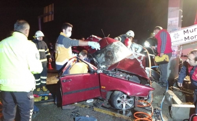 Aydın’da trafik kazası; 1 ölü, 2 yaralı