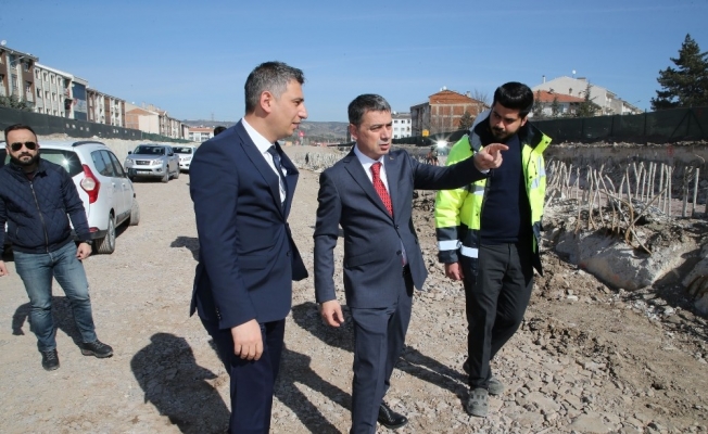 Başkan Şimşek, Konya yolundaki çalışmaları yerinde inceledi