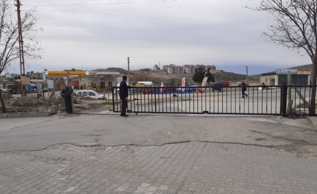 Besni Küçük Sanayi Sitesi geçici olarak kapatıldı