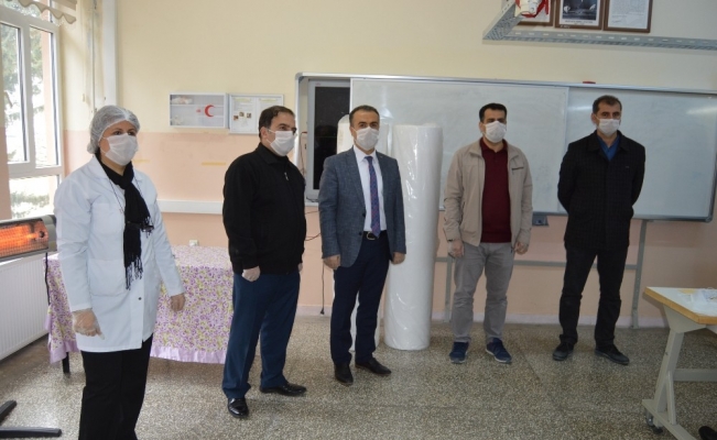 Besni’de maske üretimi başladı
