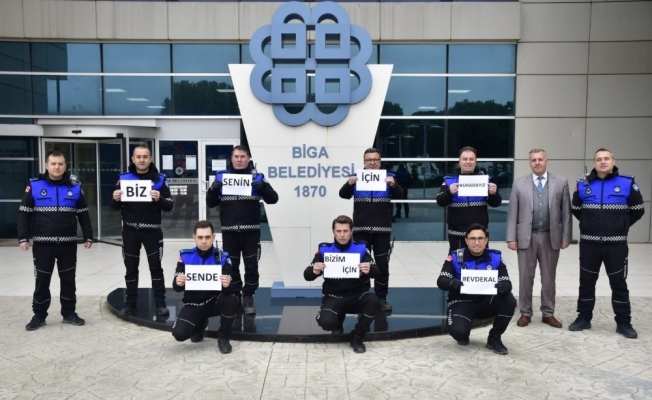 Biga Belediyesi’nden ‘evde kal’ mesajı