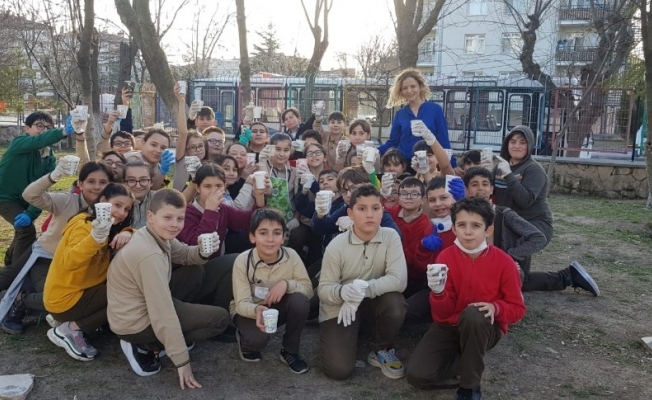 Çiçek tohumu ekme etkinliği