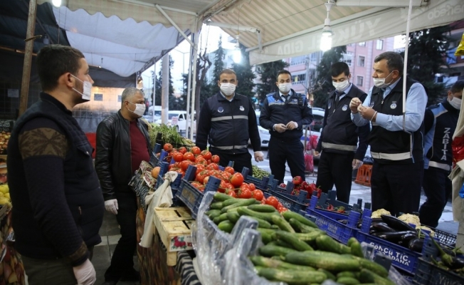 Haliliye’de korona virüs denetimleri