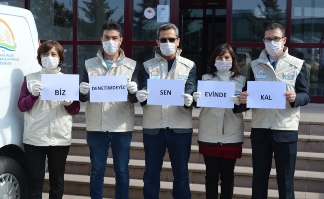 Kırıkkale’de korona virüs denetimi