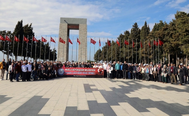 Muğlalılar Çanakkale kahramanlarını ziyaret etti