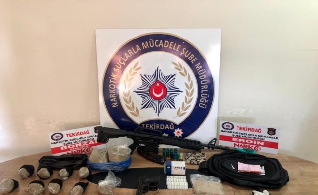 Tekirdağ’da uyuşturucu operasyonu: 13 gözaltı