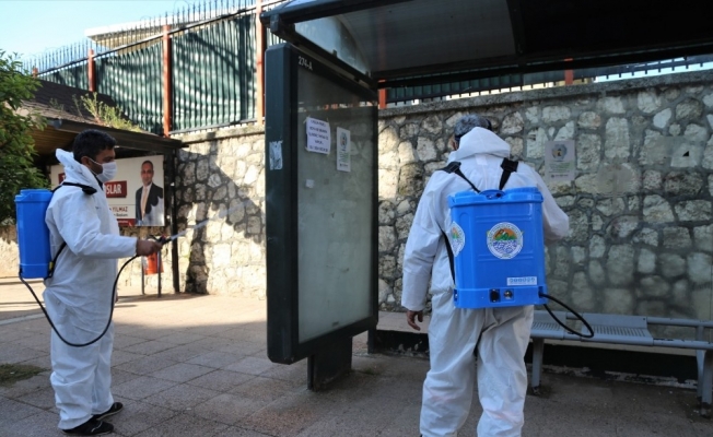 Toroslar’da dezenfekte çalışmaları devam ediyor