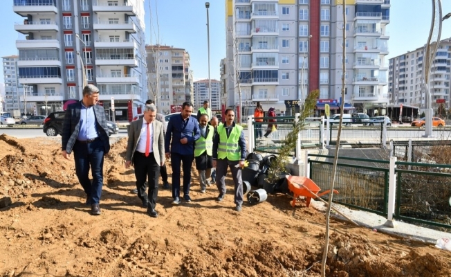 Yeşilyurt’ta yeşil alanlar arttırılıyor