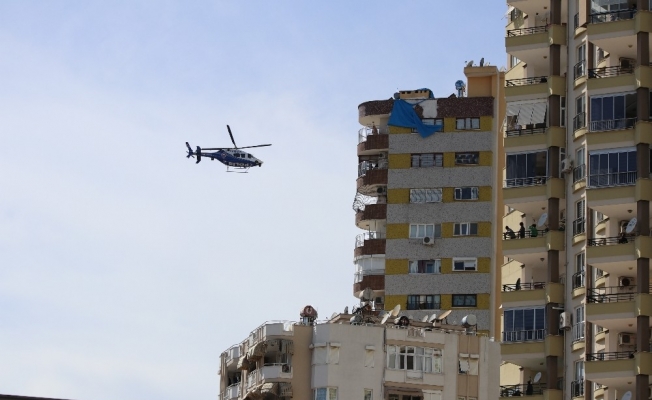 Adana’da 20 yaş altı ve 65 yaş üstüne helikopterli denetim