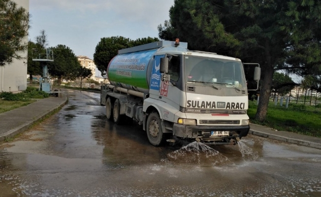 Dezenfekte çalışmaları Aliağa genelinde devam ediyor