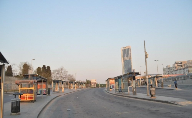 İstanbul’un yolları bomboş kaldı