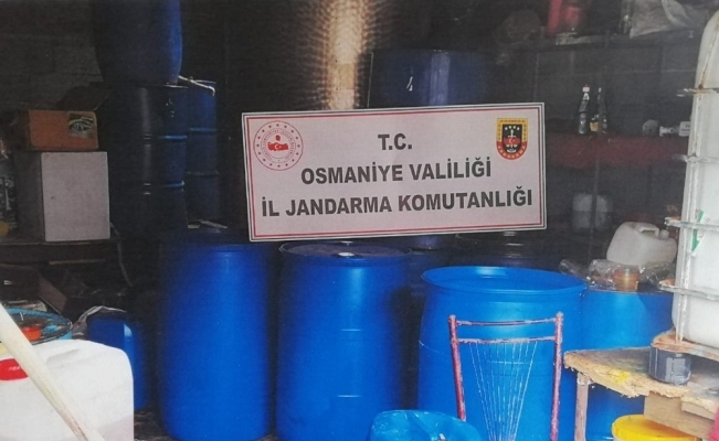 Jandarmadan sahte dezenfektan ve kolonya operasyonu