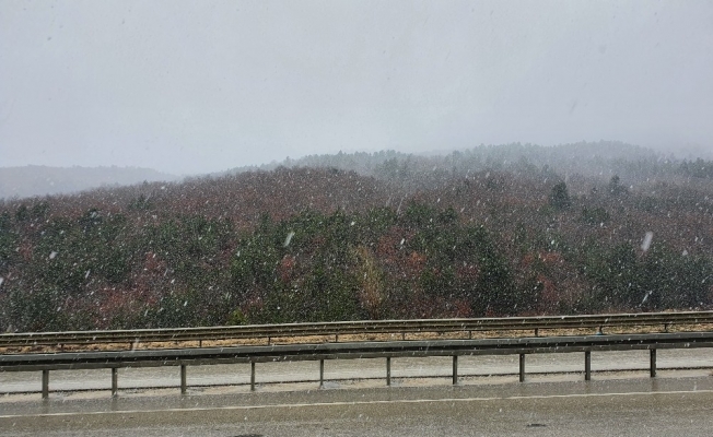Kastamonu’da Nisan ayında kar sürprizi