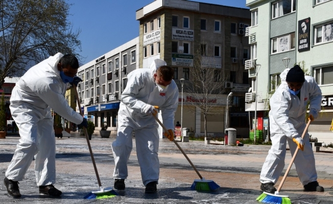 Kestel’de dezenfekte çalışmalarında 12’inci tur
