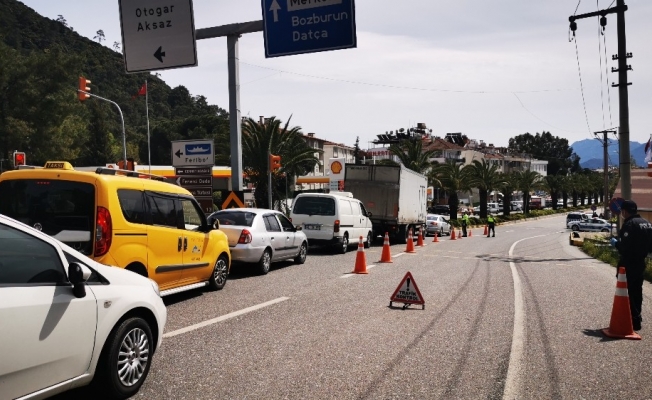 Marmaris’in tüm giriş noktaları kontrol altında