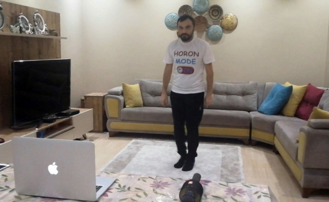 (ÖZEL) Trabzonlulardan evde &quot;online&quot; horon