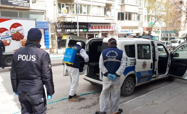 Sadece 2 korona virüs vakası bulunan Burdur’da ekipler 4’üncü dezenfekte turuna başladı