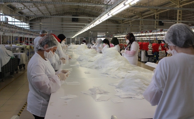 Salıpazarı’ndan günlük 100 bin maske