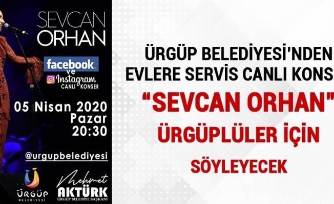 Ürgüp Belediyesi, evlere servis konser düzenliyor