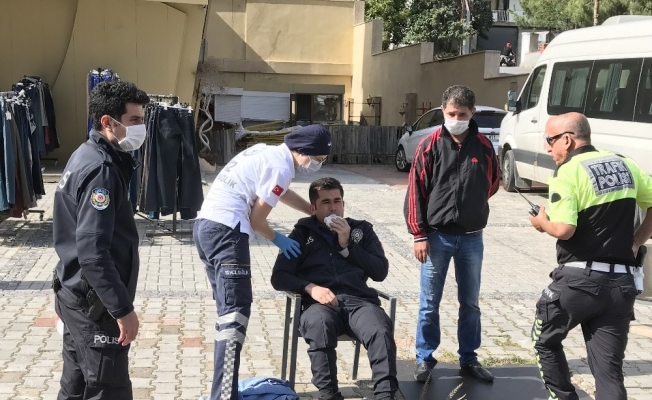 Alanya’da 2 motosiklet çarpıştı: 1’i polis 2 yaralı
