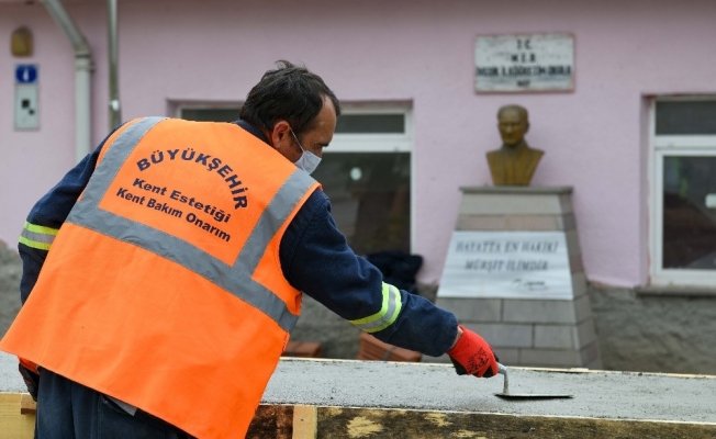 Ankara’da okullara ve üst geçitlere makyaj