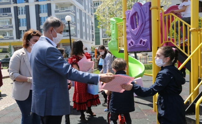 Atakum parkları çocuklarla şenlendi