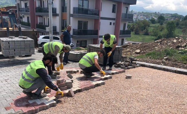 Başiskele’ye yeni parke yollar yapılıyor