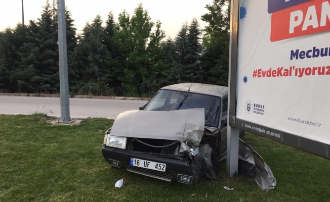 İnegöl’de trafik kazası: 2 yaralı