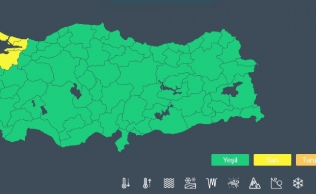 Meteorolojiden Bursa’ya ’sarı’ uyarı