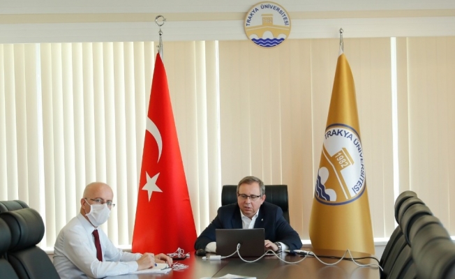 Trakya Üniversitesi’nin öğrenci senatosu dijital ortamda toplandı