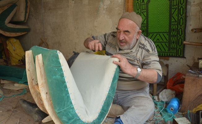 74 yıllık semerci ustası kalbine yenik düştü