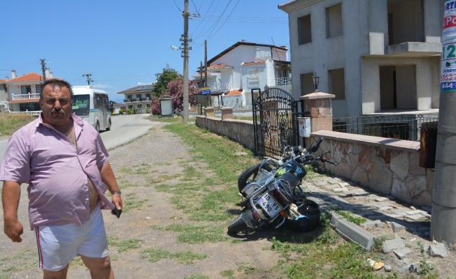 Ayvalık’ta motosikletle otomobil çarpıştı: 1 ölü