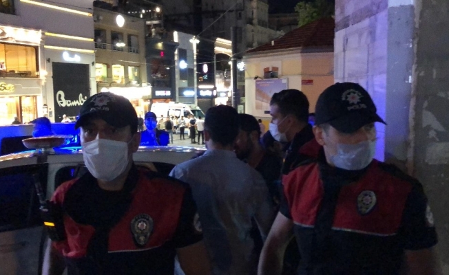 İstiklal Caddesi’nde korku dolu anlar yaşatan şahıs gözaltına alındı