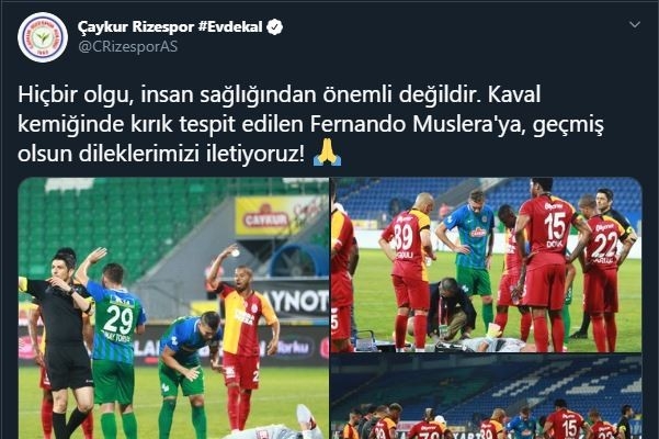 Rizespor’dan ’Muslera’ paylaşımı