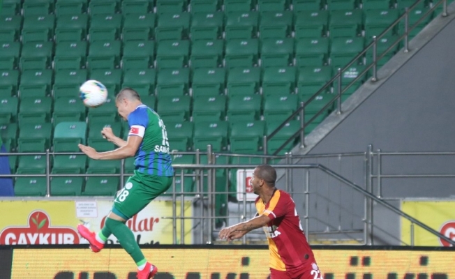 Süper Lig: Çaykur Rizespor: 1 - Galatasaray: 0 (İlk yarı)
