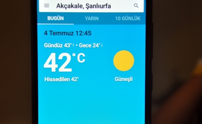 Çöl sıcakları kendini hissettirmeye başladı