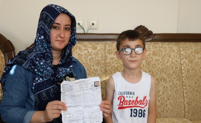 Küçük Ali Eren’in görmesi 60 bin liraya bağlı