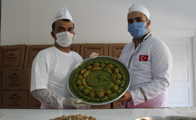 Şehit ve gazi ailelerine özel baklava