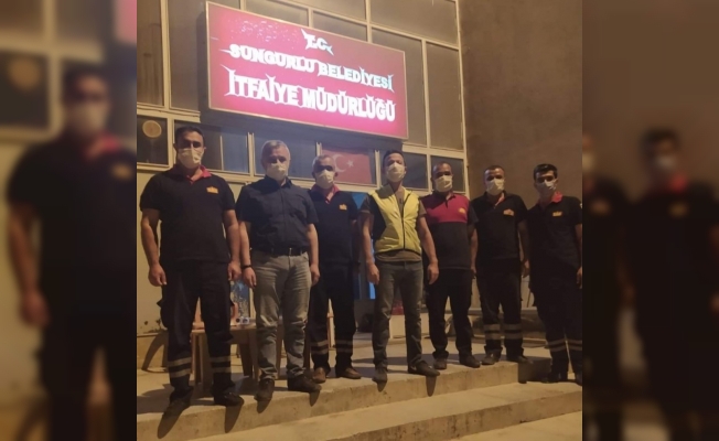 Kaymakam Görmüş itfaiye müdürlüğü’nü ziyaret etti