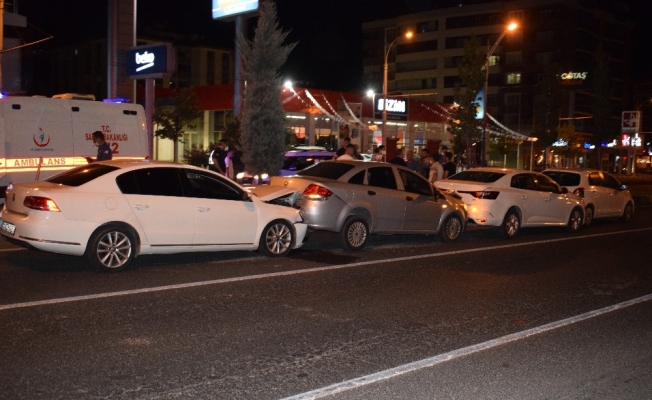 Malatya’da zincirleme trafik kazası: 1 yaralı